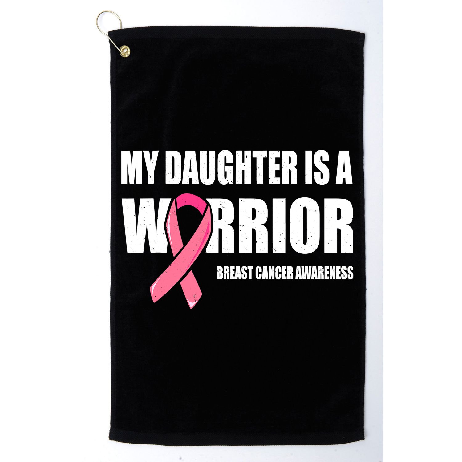 Funny Daughter Breast Cancer Breast Cancer Warrior Golf Towel