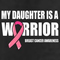 Funny Daughter Breast Cancer Breast Cancer Warrior Golf Towel