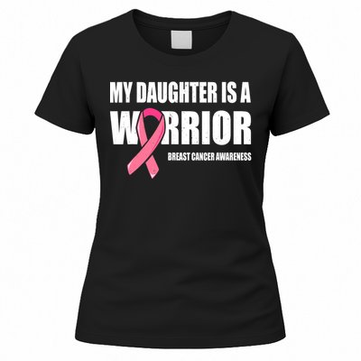 Funny Daughter Breast Cancer Breast Cancer Warrior Women's T-Shirt