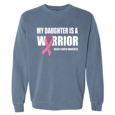 Funny Daughter Breast Cancer Breast Cancer Warrior Garment-Dyed Sweatshirt