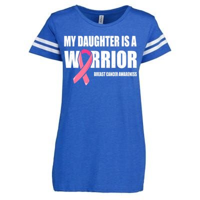 Funny Daughter Breast Cancer Breast Cancer Warrior Enza Ladies Jersey Football T-Shirt