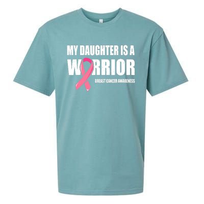 Funny Daughter Breast Cancer Breast Cancer Warrior Sueded Cloud Jersey T-Shirt