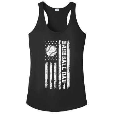 Fathers Day Baseball Dad Gifts Dad Ladies PosiCharge Competitor Racerback Tank