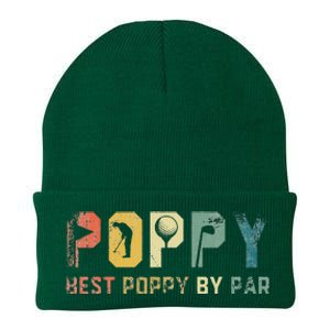 Father's Day Best Poppy By Par Golf Gifts For Dad Grandpa Knit Cap Winter Beanie