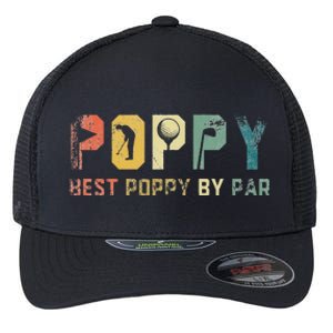 Father's Day Best Poppy By Par Golf Gifts For Dad Grandpa Flexfit Unipanel Trucker Cap