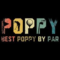 Father's Day Best Poppy By Par Golf Gifts For Dad Grandpa Button