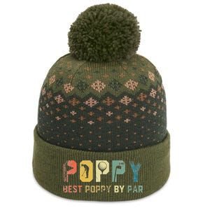 Father's Day Best Poppy By Par Golf Gifts For Dad Grandpa The Baniff Cuffed Pom Beanie