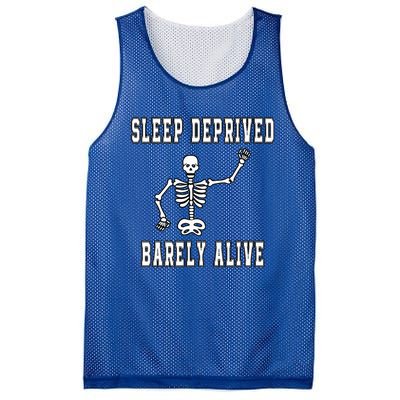 Funny Deprived Barely Alive Funny Sarcasm Saying Mesh Reversible Basketball Jersey Tank