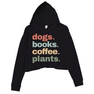 Funny Dogs Books Coffee Plant Lover Gardening Mothers Day Gift Crop Fleece Hoodie