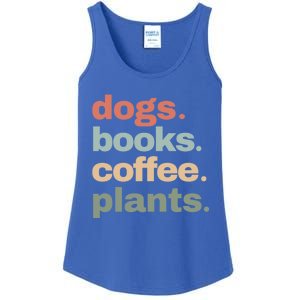 Funny Dogs Books Coffee Plant Lover Gardening Mothers Day Gift Ladies Essential Tank