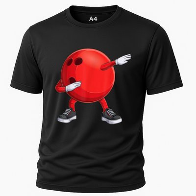 Funny Dab Bowling Ball Bowler Bowling Player Performance Shirt