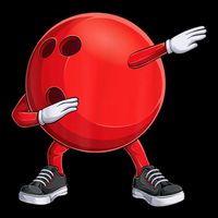 Funny Dab Bowling Ball Bowler Bowling Player Cooling Performance Crew T-Shirt