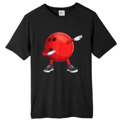 Funny Dab Bowling Ball Bowler Bowling Player Tall Fusion ChromaSoft Performance T-Shirt