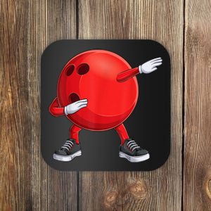 Funny Dab Bowling Ball Bowler Bowling Player Coaster