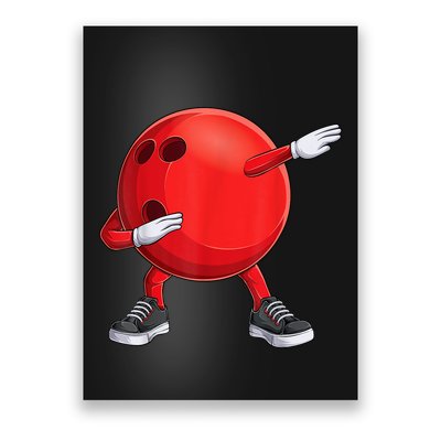 Funny Dab Bowling Ball Bowler Bowling Player Poster