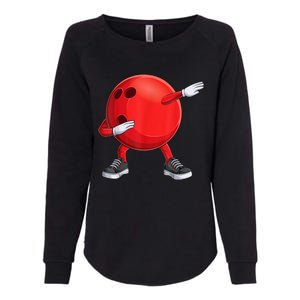 Funny Dab Bowling Ball Bowler Bowling Player Womens California Wash Sweatshirt