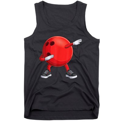 Funny Dab Bowling Ball Bowler Bowling Player Tank Top