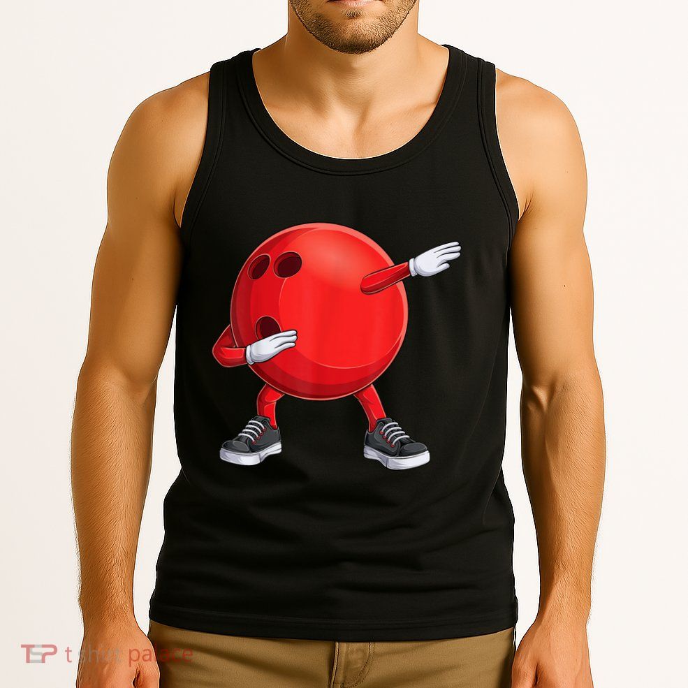Funny Dab Bowling Ball Bowler Bowling Player Tank Top
