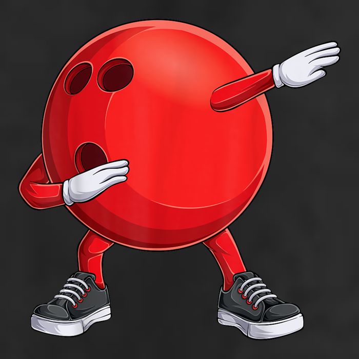 Funny Dab Bowling Ball Bowler Bowling Player Golf Towel