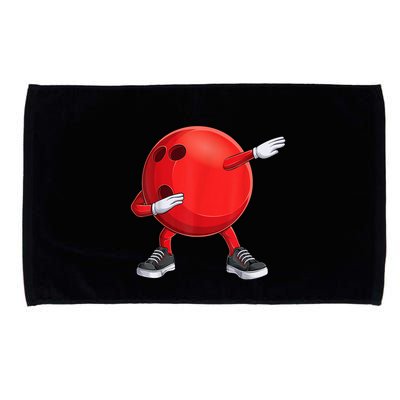 Funny Dab Bowling Ball Bowler Bowling Player Microfiber Hand Towel