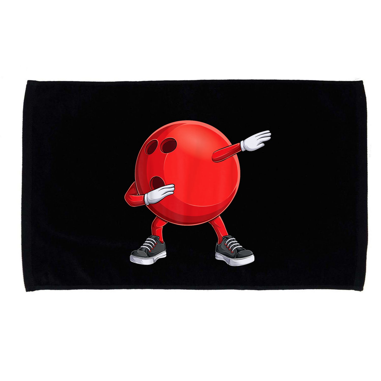 Funny Dab Bowling Ball Bowler Bowling Player Microfiber Hand Towel