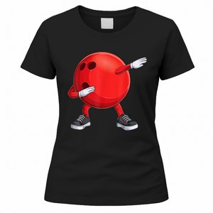 Funny Dab Bowling Ball Bowler Bowling Player Women's T-Shirt