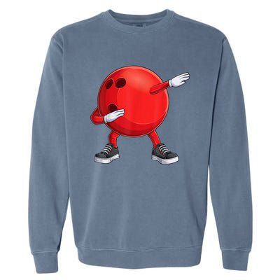 Funny Dab Bowling Ball Bowler Bowling Player Garment-Dyed Sweatshirt