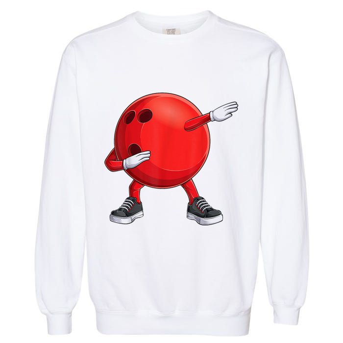 Funny Dab Bowling Ball Bowler Bowling Player Garment-Dyed Sweatshirt