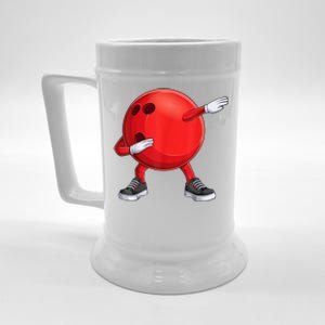 Funny Dab Bowling Ball Bowler Bowling Player Beer Stein