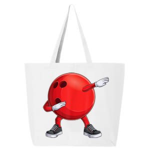 Funny Dab Bowling Ball Bowler Bowling Player 25L Jumbo Tote