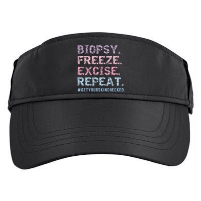 Funny Dermatologist Biopsy Freeze Excise Repeat Dermatology Adult Drive Performance Visor