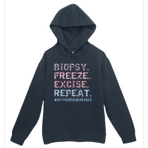 Funny Dermatologist Biopsy Freeze Excise Repeat Dermatology Urban Pullover Hoodie