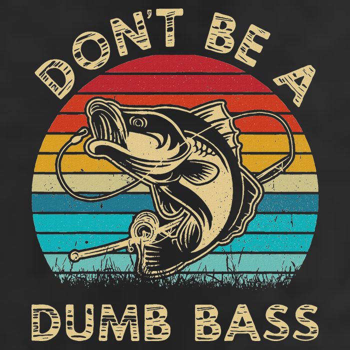 Fishing Dont Be Dumb Bass Beanie