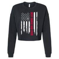 Funny Dancer Best Dance Dad Ever Cropped Pullover Crew