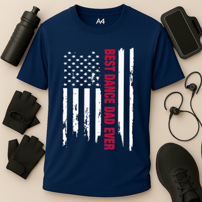 Funny Dancer Best Dance Dad Ever Cooling Performance Crew T-Shirt
