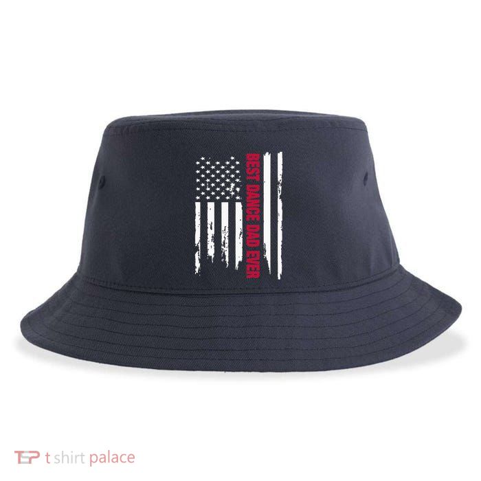 Funny Dancer Best Dance Dad Ever Sustainable Bucket Hat