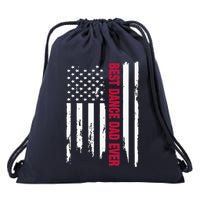 Funny Dancer Best Dance Dad Ever Drawstring Bag