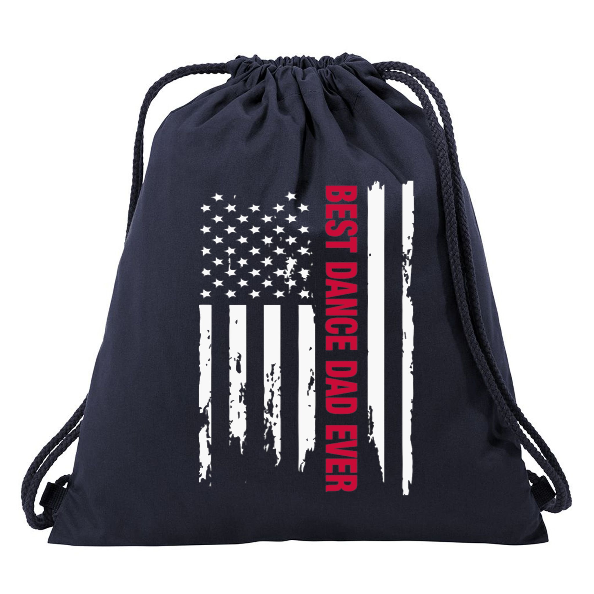 Funny Dancer Best Dance Dad Ever Drawstring Bag