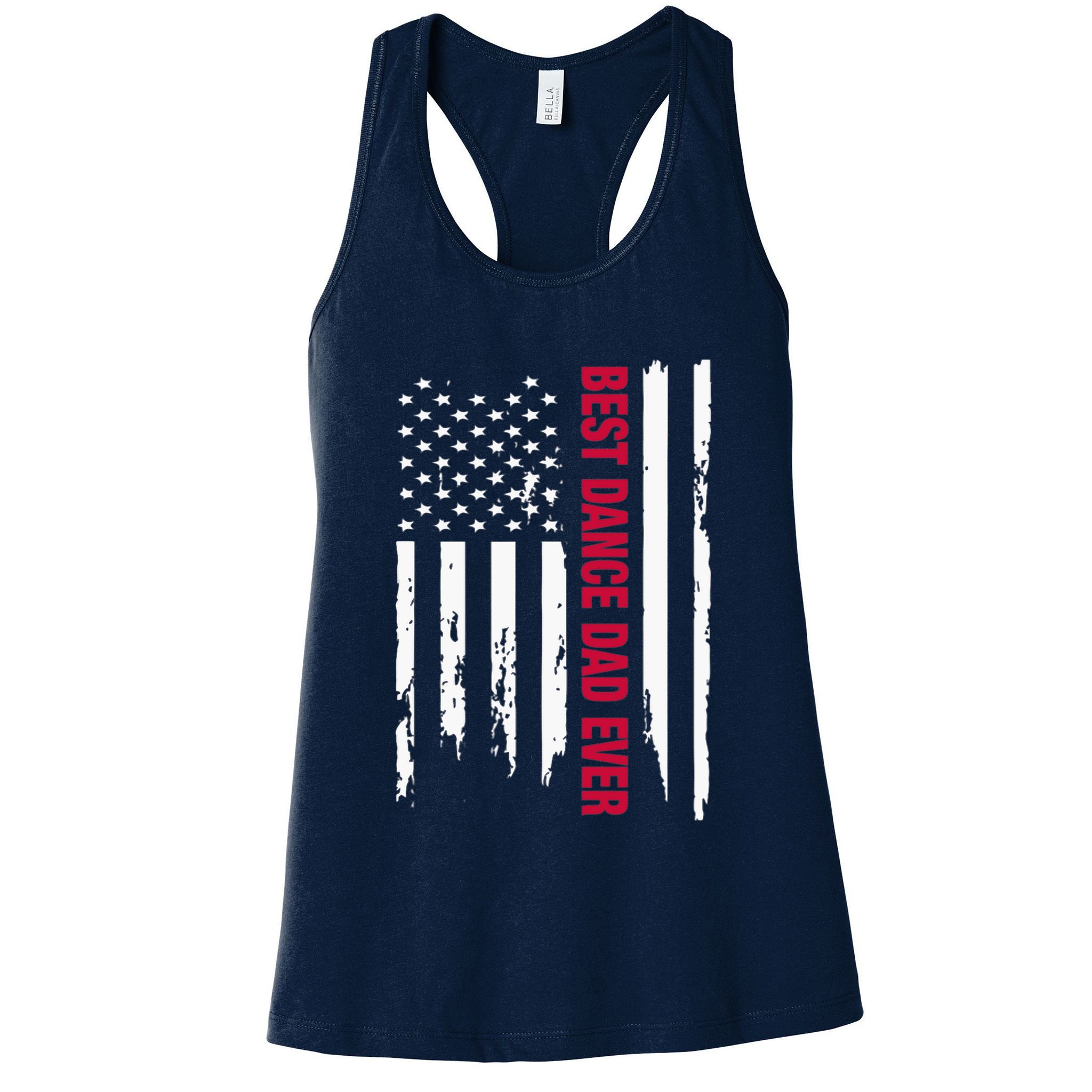 Funny Dancer Best Dance Dad Ever Womens Tank Top