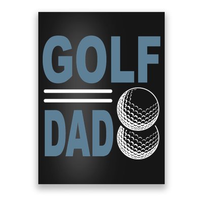 Father's Day Best Golf Dad Gift For Dad Poster