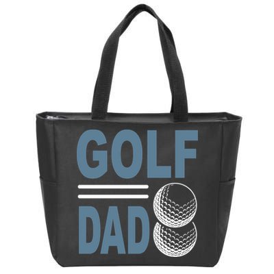 Father's Day Best Golf Dad Gift For Dad Zip Tote Bag