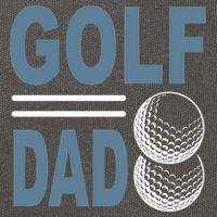 Father's Day Best Golf Dad Gift For Dad Cotton Canvas Backpack
