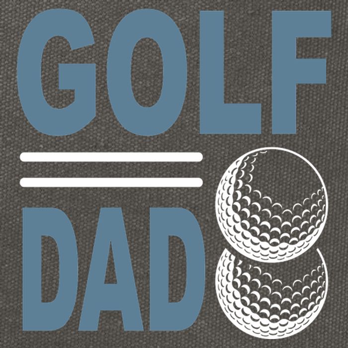 Father's Day Best Golf Dad Gift For Dad Cotton Canvas Backpack
