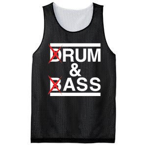 Funny Drum & Bass / Rum & Ass Lovers Mesh Reversible Basketball Jersey Tank