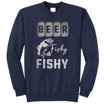 Father's Day Beer Fishy Fishy Fishing Gift Fishing Rod Sweatshirt