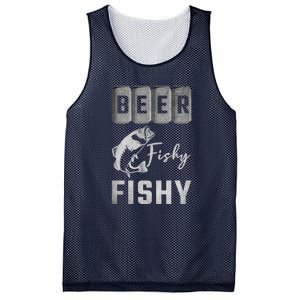 Father's Day Beer Fishy Fishy Fishing Gift Fishing Rod Mesh Reversible Basketball Jersey Tank