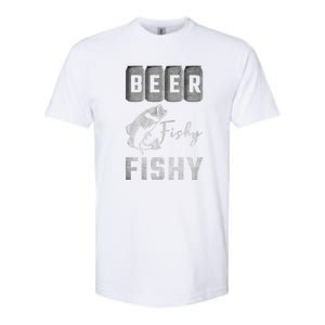 Father's Day Beer Fishy Fishy Fishing Gift Fishing Rod Softstyle CVC T-Shirt