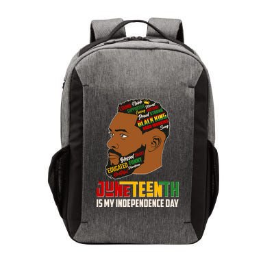 Father's Day Black King Juneteenth Is My Independence Day Vector Backpack