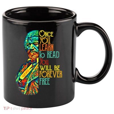 Frederick Douglass Black Leader Quote Black History Month 11oz C Handle Ceramic Mug