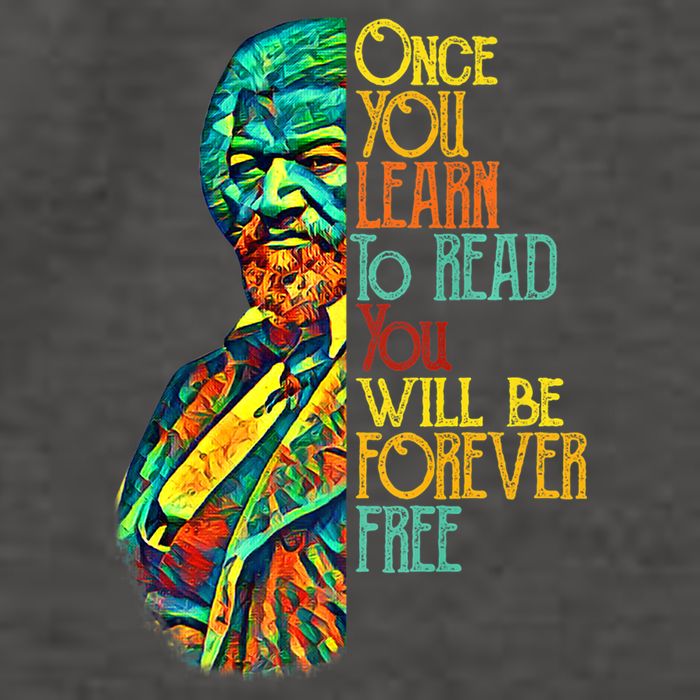 Frederick Douglass Black Leader Quote Black History Month Vector Backpack